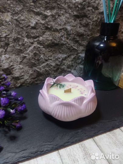 Ароматическая свеча лотос 