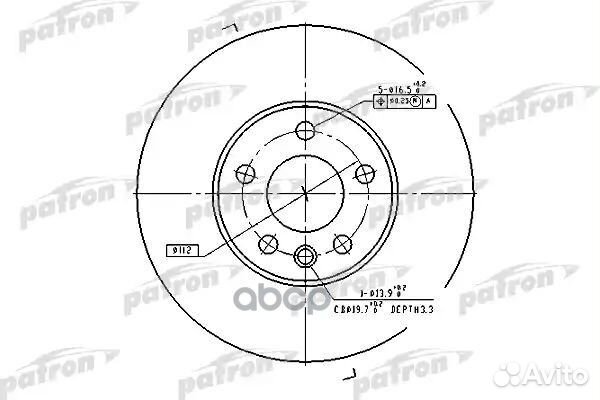 Диск тормозной передн ford: galaxy 95, seat: A
