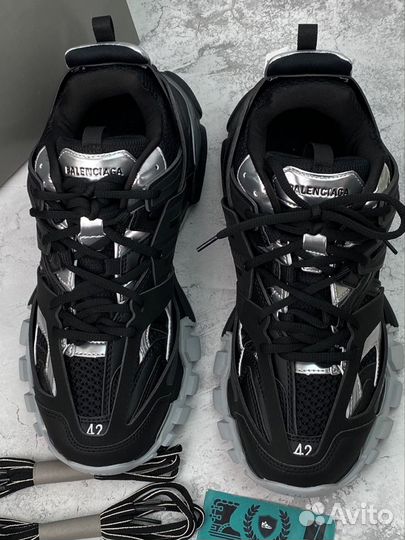 Кроссовки Balenciaga Track Sneaker Black Silver