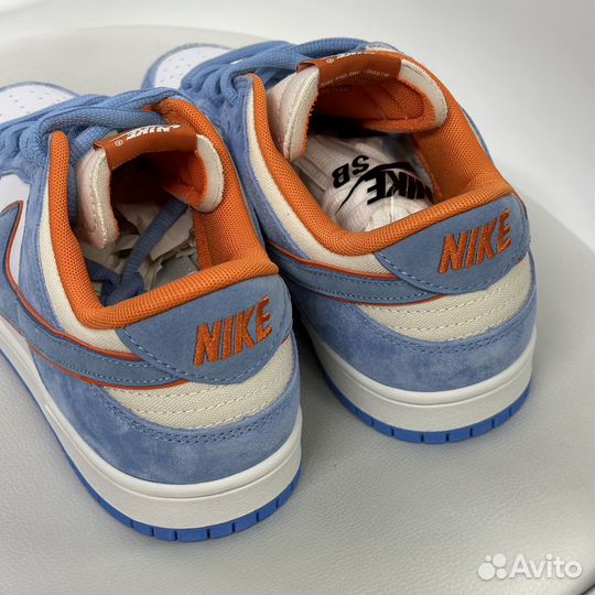 Кроссовки nike dunk low оранжевые голубые (41-44)