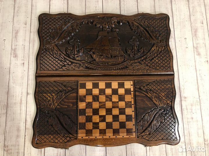 Нарды резные из бука