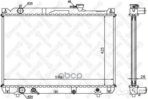 Радиатор 1025180SX Stellox