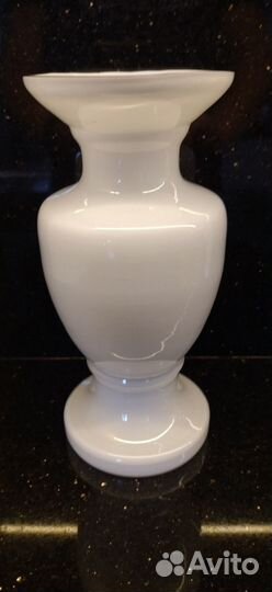 Ваза до 1917 г двухслойное стекло Ключинский завод