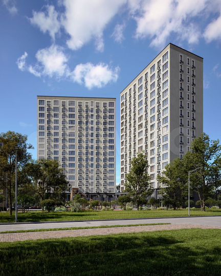 1-к. квартира, 40 м², 7/17 эт.