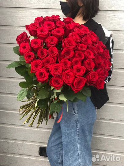 15, 21, 25, 35, 51, 101роза букет цветов доставка