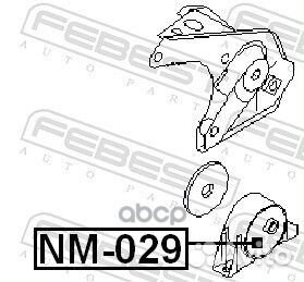 Опора двигателя задняя nissan almera N16 NM-029