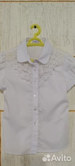 Школьная блузка для девочки 116