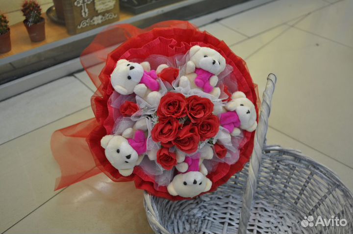 Букет из мягких игрушек