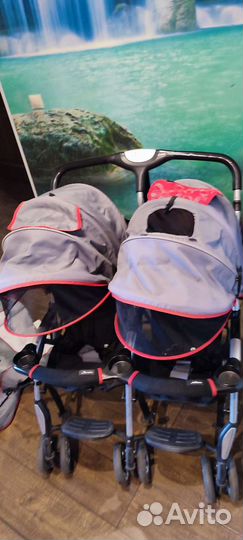 Прогулочная коляска для двойни jetem