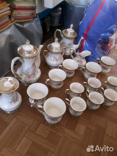 Новый Сервиз чайный и кофейный