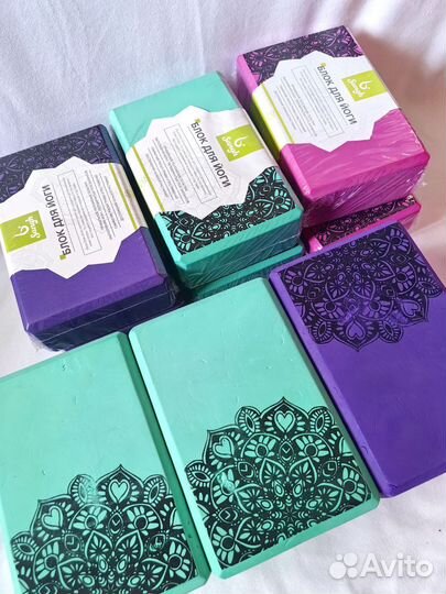 Блок для йоги, фитнеса, кубик для растяжки Sangh