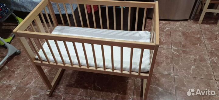 Детская кроватка люлька качалка