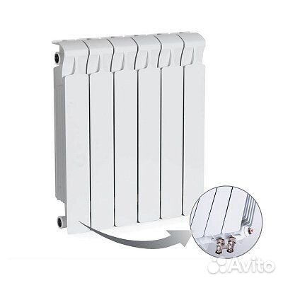 Биметаллический секционный радиатор отопления Rifa