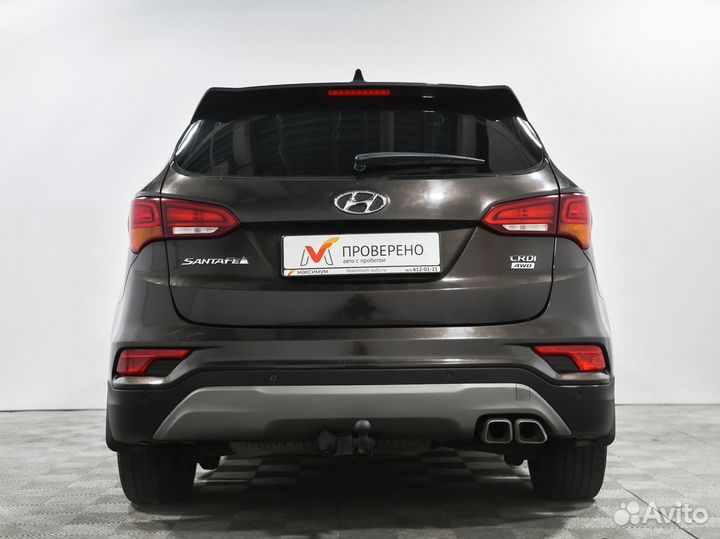 Hyundai Santa Fe 2.2 AT, 2017, 88 536 км