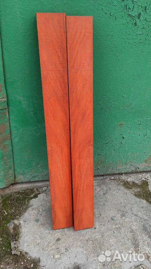 Накладка для грифа (заготовка) Эбен, бокоте, падук