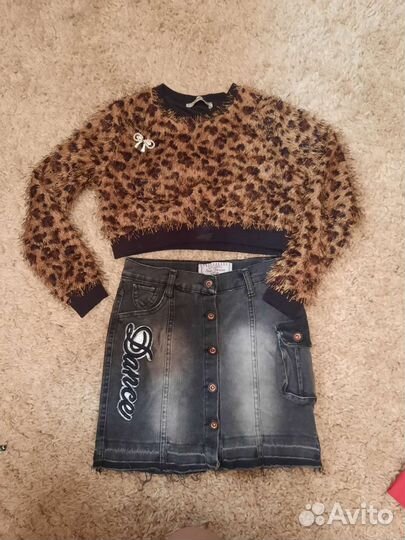 Вещи пакетом на девочку 122-128