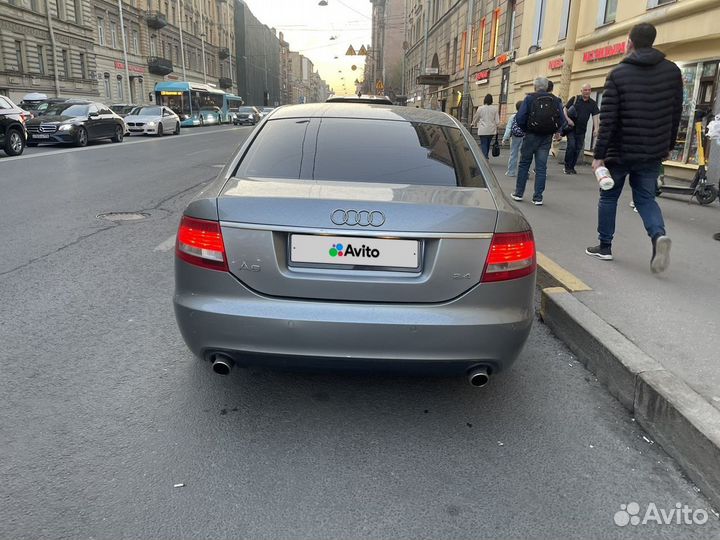 Audi A6 2.4 CVT, 2007, 215 000 км