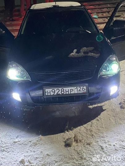 Передние фары на priora