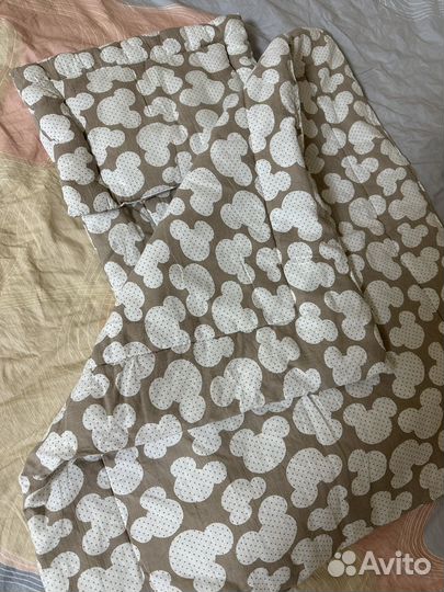 Комплект в коляску мышонок кофе