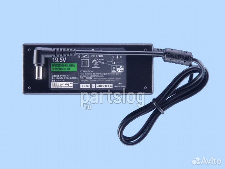 Блок питания для Sony 19.5V 3.9A 6.5x4.4mm 75W