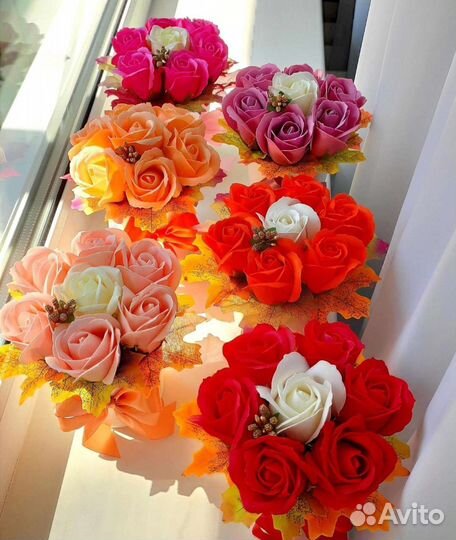 Мыльные букеты