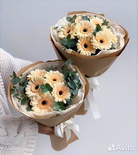 Букетики из Гербер. Доставка/Самовывоз