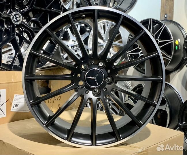 Диски мерседес R19 AMG 5/112 розно широкие