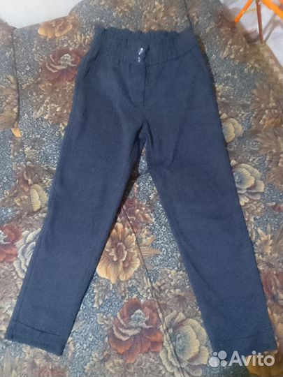 Брюки классические утепленные