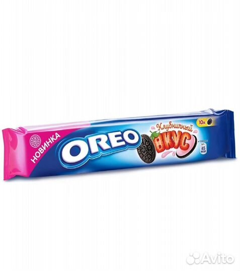 Печенье oreo клубничный вкус 95г