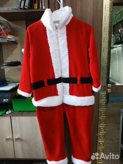 Костюм деда мороза детский