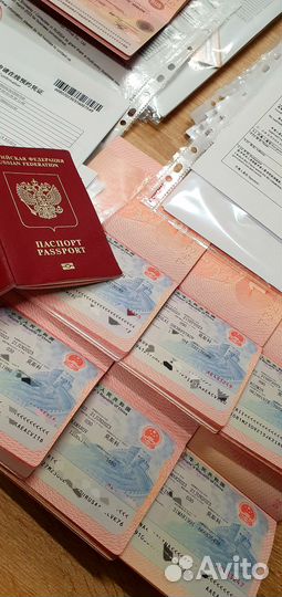 Виза в Китай до 1 года