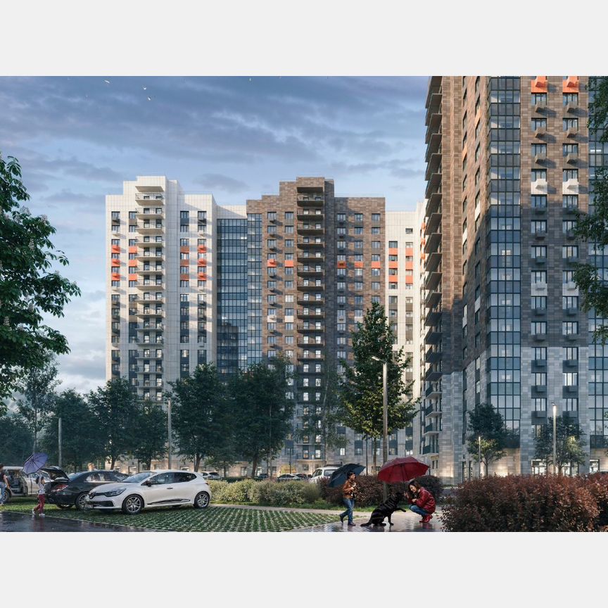 3-к. квартира, 66,2 м², 16/19 эт.