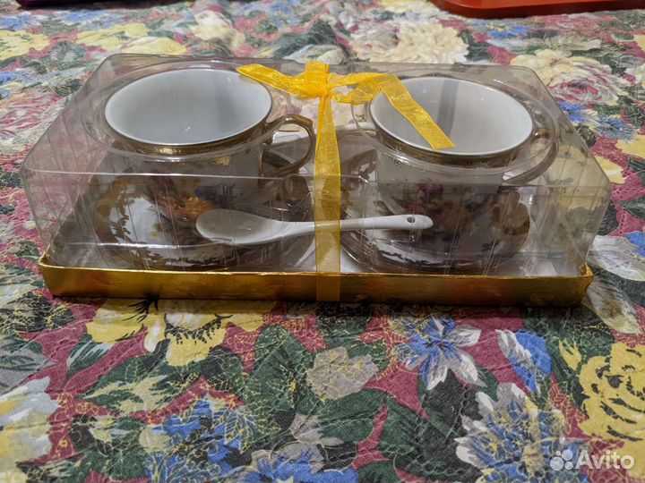 Набор чайный 4 пр. 250 мл. розы