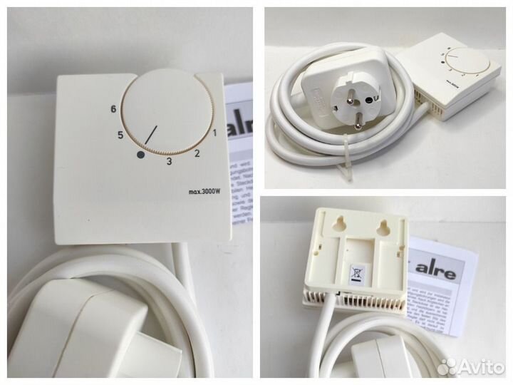 Терморегулятор Eberle 3311 с проводом и вилкой