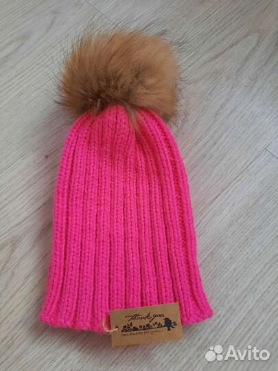 Комплект шапка бини и снуд