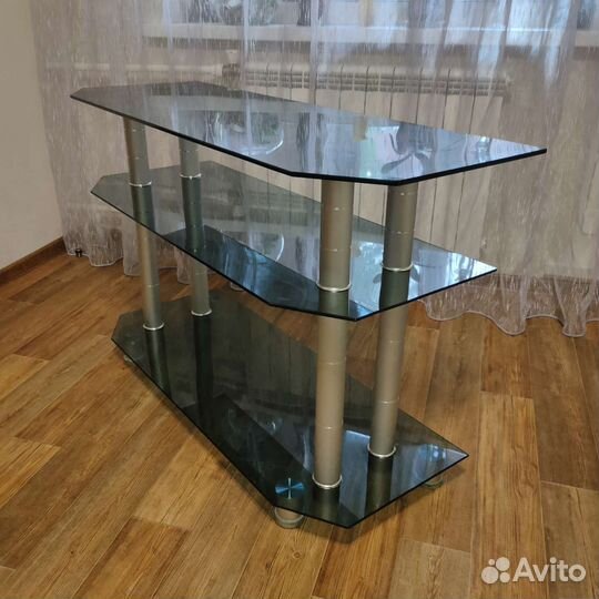 Стеклянная тумба