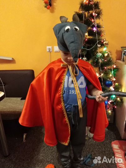 Новогодний костюм мышь, король мышиный, на 8-10 ле