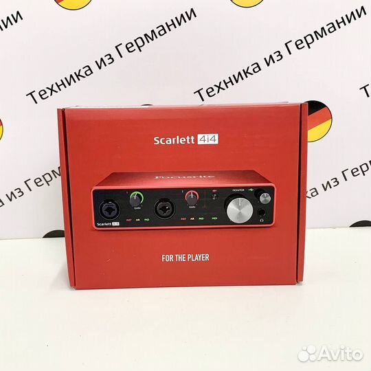 Звуковая карта Focusrite Scarlett 4i4 3rd Gen