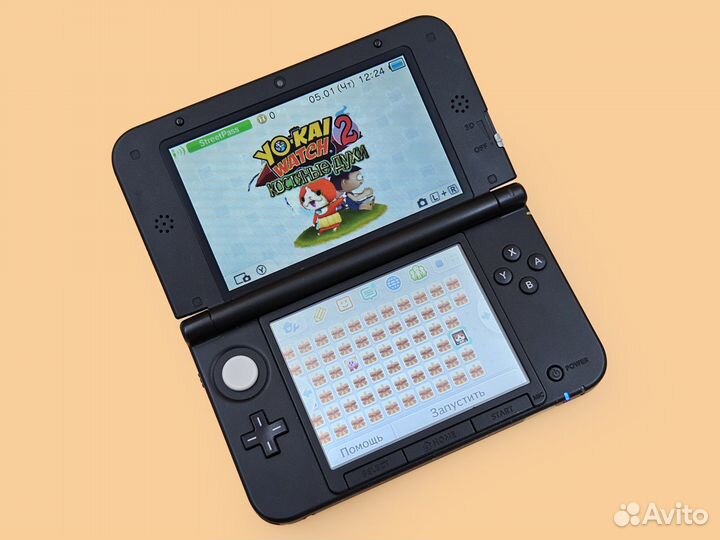 Nintendo 3DS XL серая, 200 игр, 128 gb