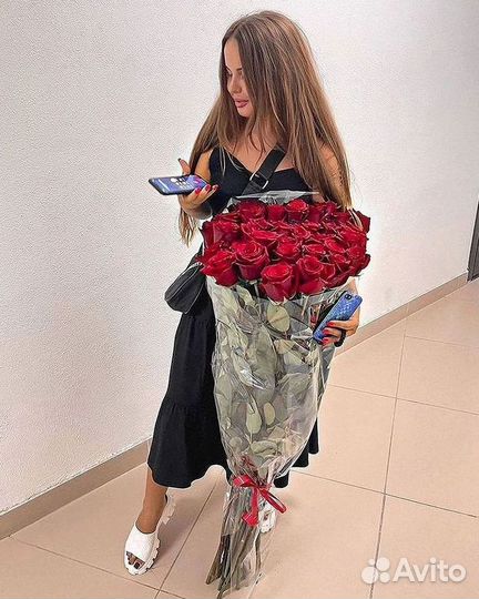 Высокие розы Гигантские розы с доставкой