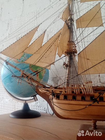 Модель корабля фрегат USS Constitution