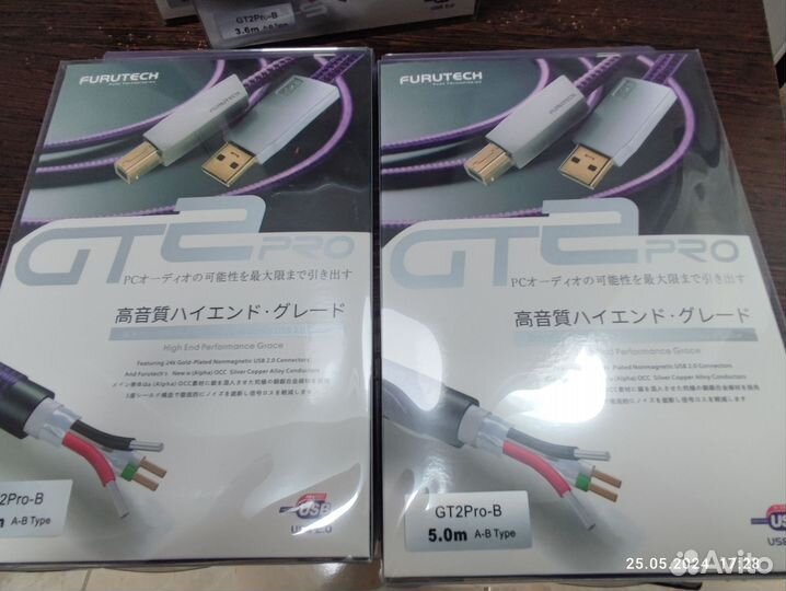 Кабель цап furutech GT2-PRO 3.6метра