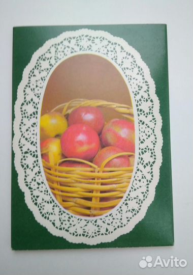 Набор открыток Яблочный стол с рецептами