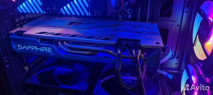 Видеокарт Rx 590 sapphire nitro+ 8GB RGB