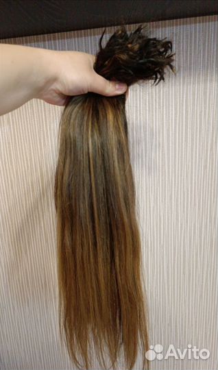 Волосы для наращивания 50 см бу