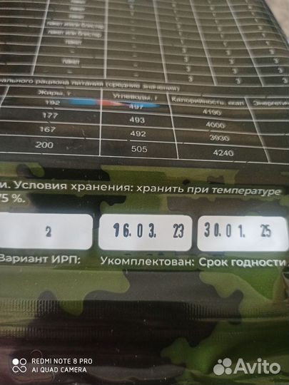 Армейские пайки