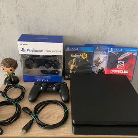 Sony ps4 slim 1tb с играми