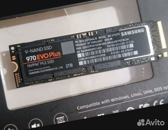Накопитель Ssd M2 nvme 2tb Samsung