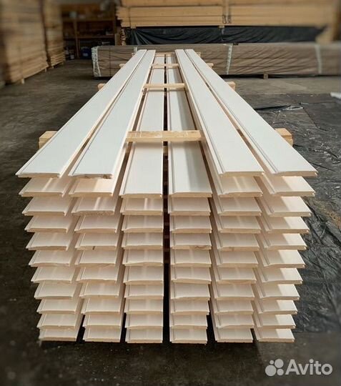 Покраска имитации бруса, вагонки