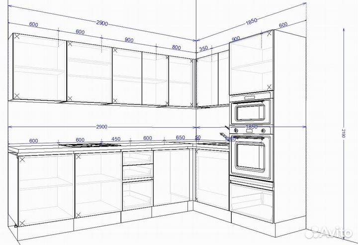 Кухонный гарнитрур напрямую от производителя